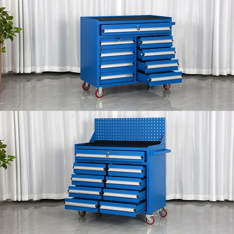 Multi-layer drawer tool cabinet factory workshop lathe workbench enlarged mobile heavy tool cart hardware locker