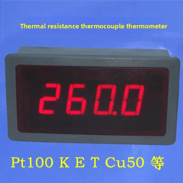 Digital Temperature Meter Pt100 Thermocouple Display Controller K E S T Type Thermometer