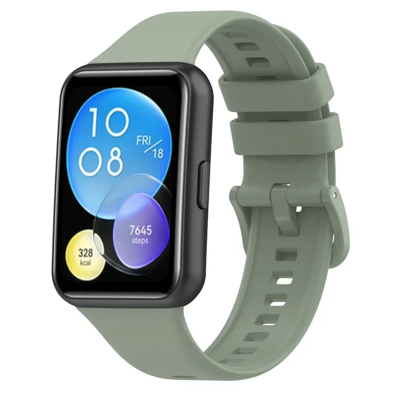 Colorful Soft Silicone Strap For Huawei Watch Fit 2 original SmartWatch Band Bracelet For huawei watch fit2 classic active