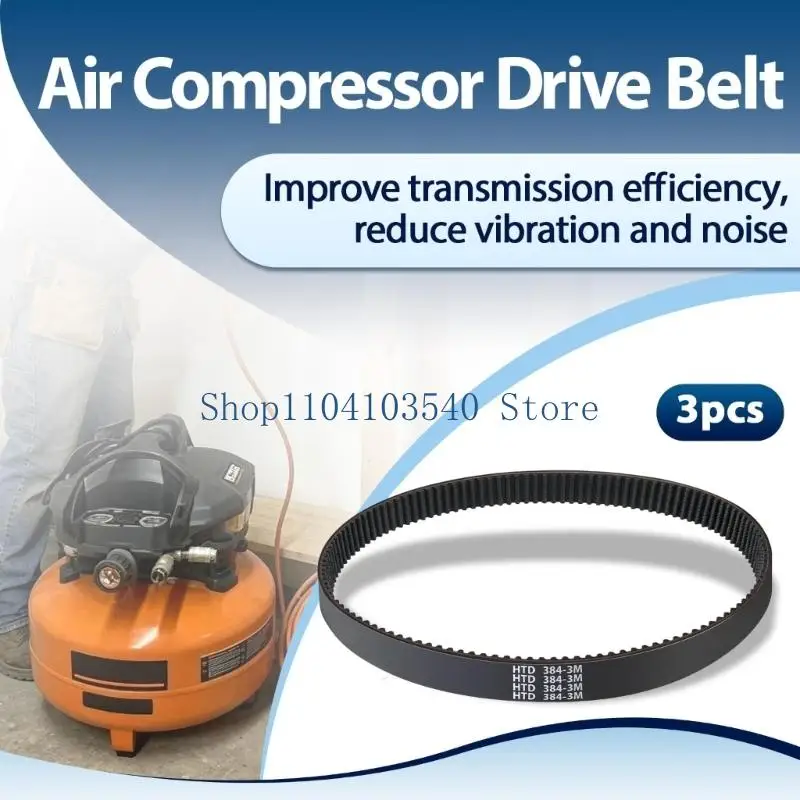 02DC Toothed Compressor Drive Belt for OF60150HA OF60150HB OF60150HBT Air Compressor Belt Replacement, Featuring Rubber