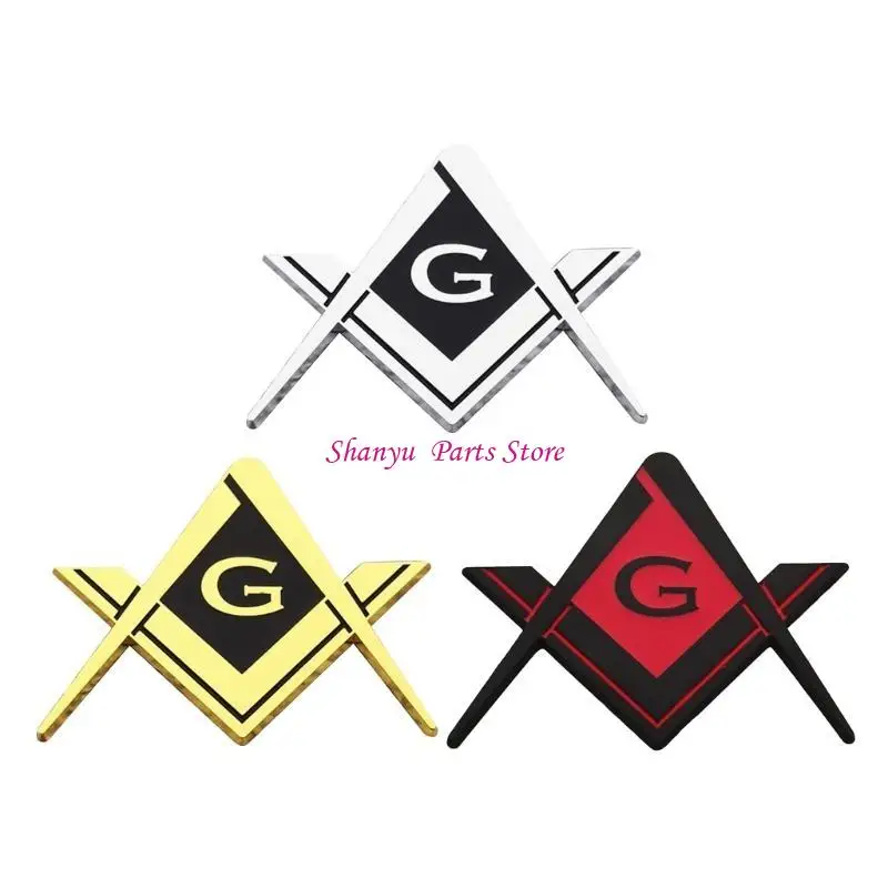 Masonic Fraternity Emblems Decal Badge Sticker Strong Adhesive Long Lasting for Car Truck Motorcycle Accessories R6FB