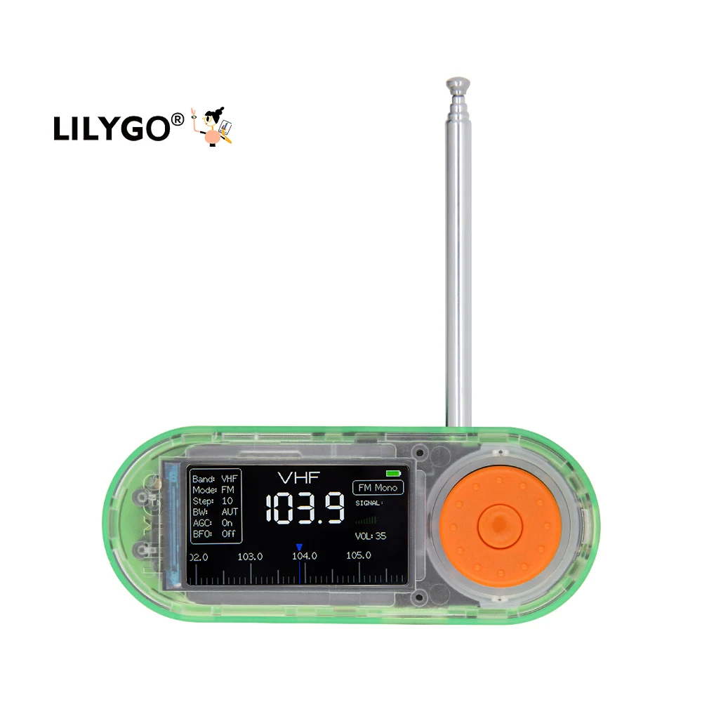 LILYGO T-Embed SI4732 ESP32-S3 개발 보드 1.9인치 LCD RGB 엔코더 키트 풀밴드 AM/FM/SW/LW 지원 SI4732-A10 라디오