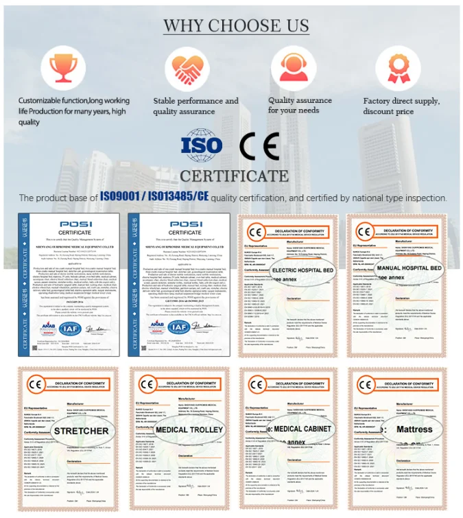 طاولة طعام متحركة للمريض فوق طاولة السرير لطاولة سطح المكتب في المستشفى للسرير #6