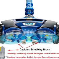 4pcs Cyclonic Scrubbing Brush Plastic Rubber Cyclonic Brush Replacement Parts For Zodiac MX8 Mx6 Cleaner R0714400 Pool Accessor