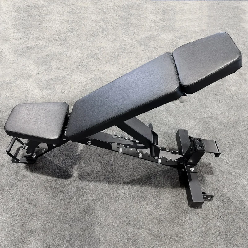 Household Multi-Functional Adjustable Angle Dumbbell Bench Foldable Three-section Dumbbell ChairWeight Lifting Workout Bench