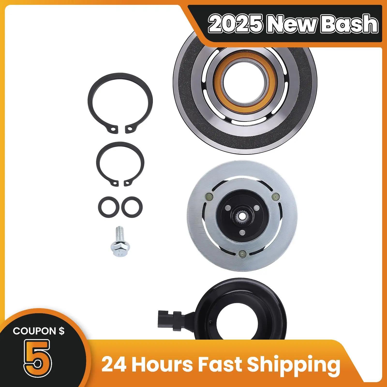 

Air Conditioning Compressor Magnetic Clutch for Ford Galaxy WA6 Mondeo BA7 S-Max 1.8 2.0 TDCi