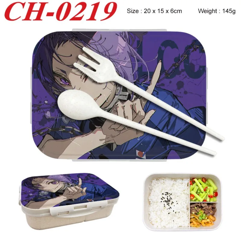 BLUE LOCK Bento Lunch Box Cartoon Figure Printed Lunch Box Food Storage Containers Children Birthday Gifts - view 4