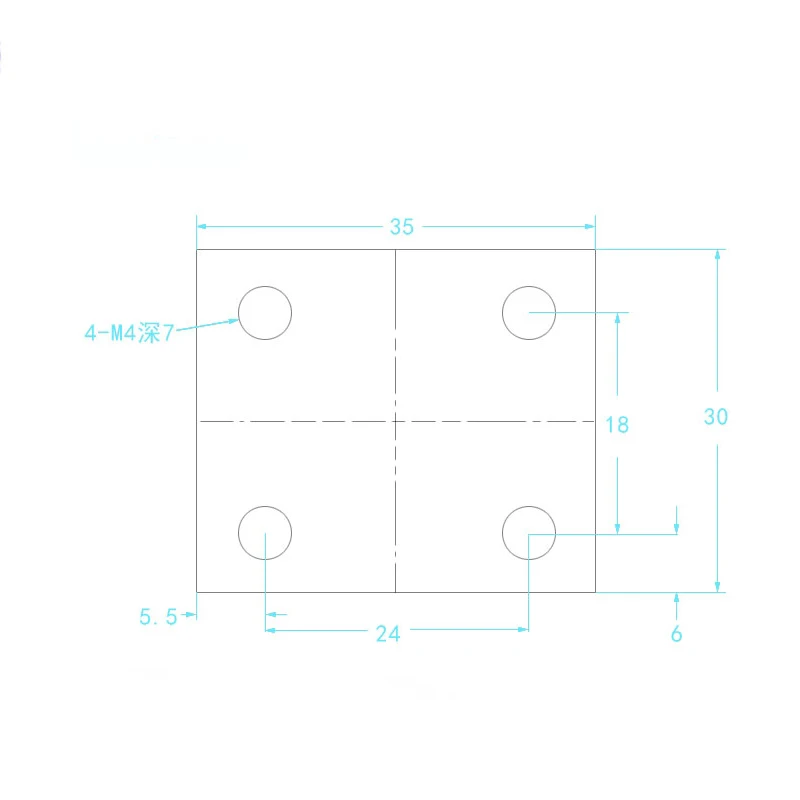 1PCS T8 Lead Screw Nut Housing Bracket For 3D Printer Parts T8 Trapezoidal Lead Screw Conversion Nut Seat Aluminum Block