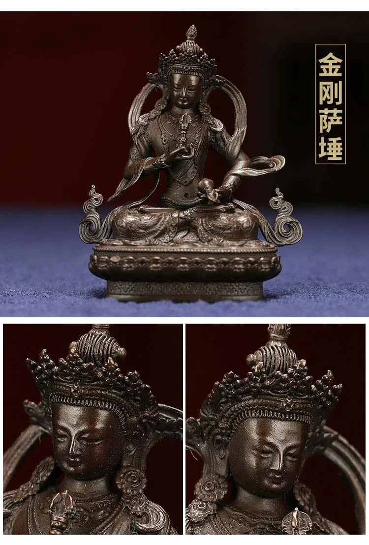 buddhism Buddhist pocket Travel Carry-on Accompanying talisman bless safety good luck Handmade Vajrasattva Buddha statue