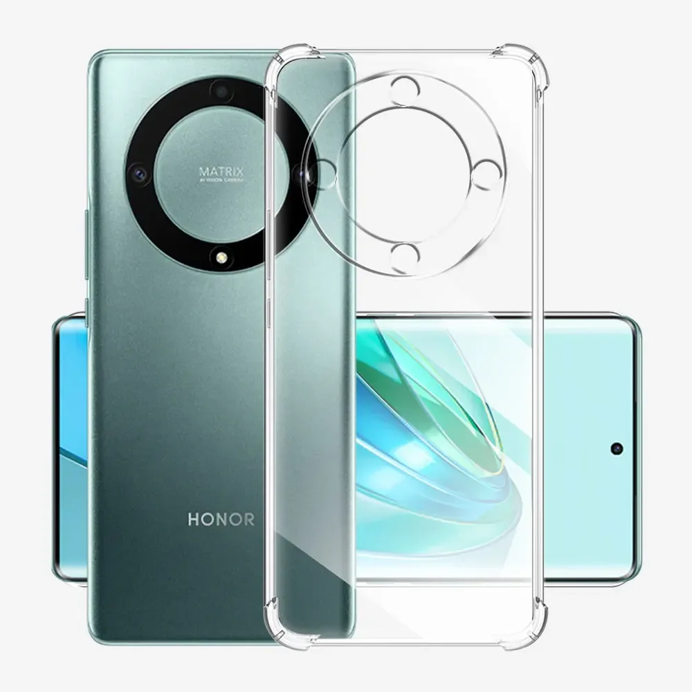 Transparency Shockproof Case For Honor Magic 5 6 Lite 4 Pro 90 80 Pro TPU Funda For Honor X8B X9B X7B X8A X9A X7A X6 Phone Cover