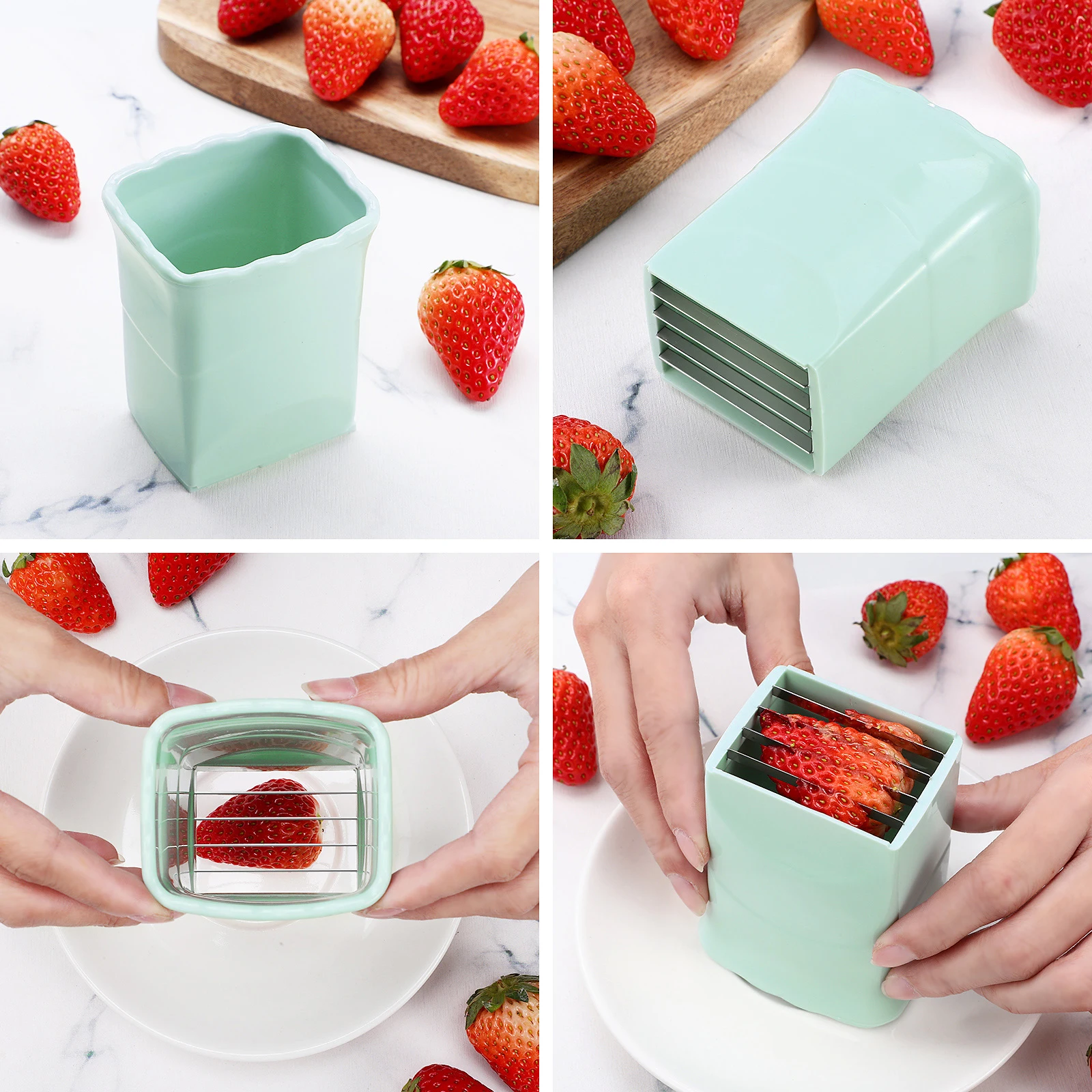 

Multifunctional Fruit Vegetable Tool Apple Orange Strawberry Portable Kitchen Gadget Metal Plastic for Carrot
