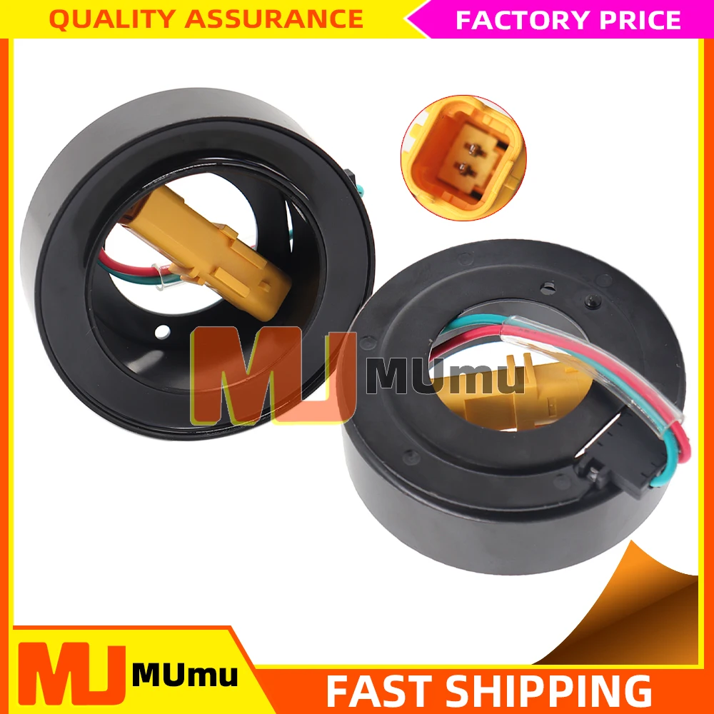AC Compressor Clutch Coil for Citroen C4 Peugeot 206 207 307 308 6453AQ 6453QH 9651910980 9659875780 9670318880 9671216280 view 2