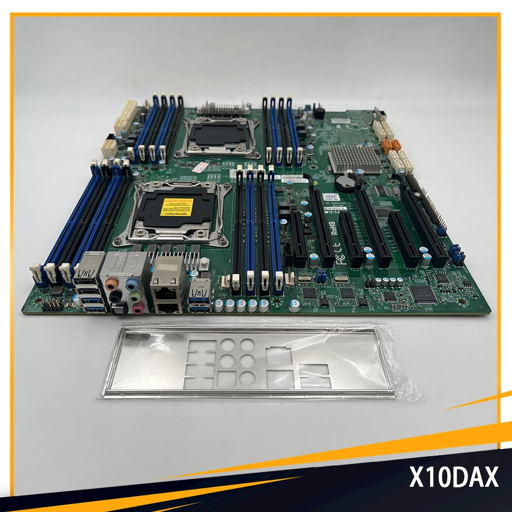 

X10DAX 10XSATA 3 LGA 2011 C612 E-ATX DDR4-2400MHz Dual-Way Workstation Motherboard