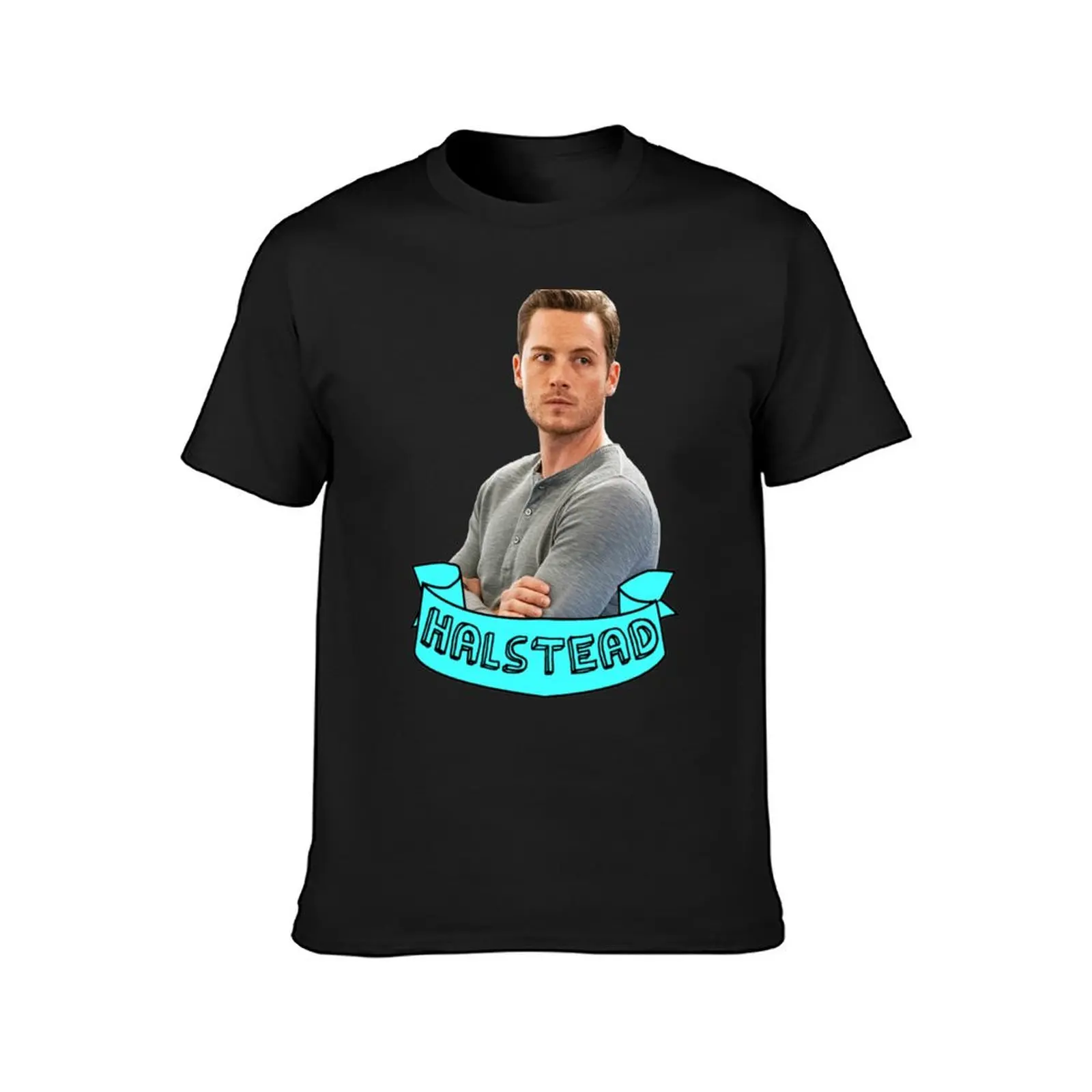 Jay Halstead T-Shirt Short sleeve tee sweat tees korean fashion mens champion t shirts