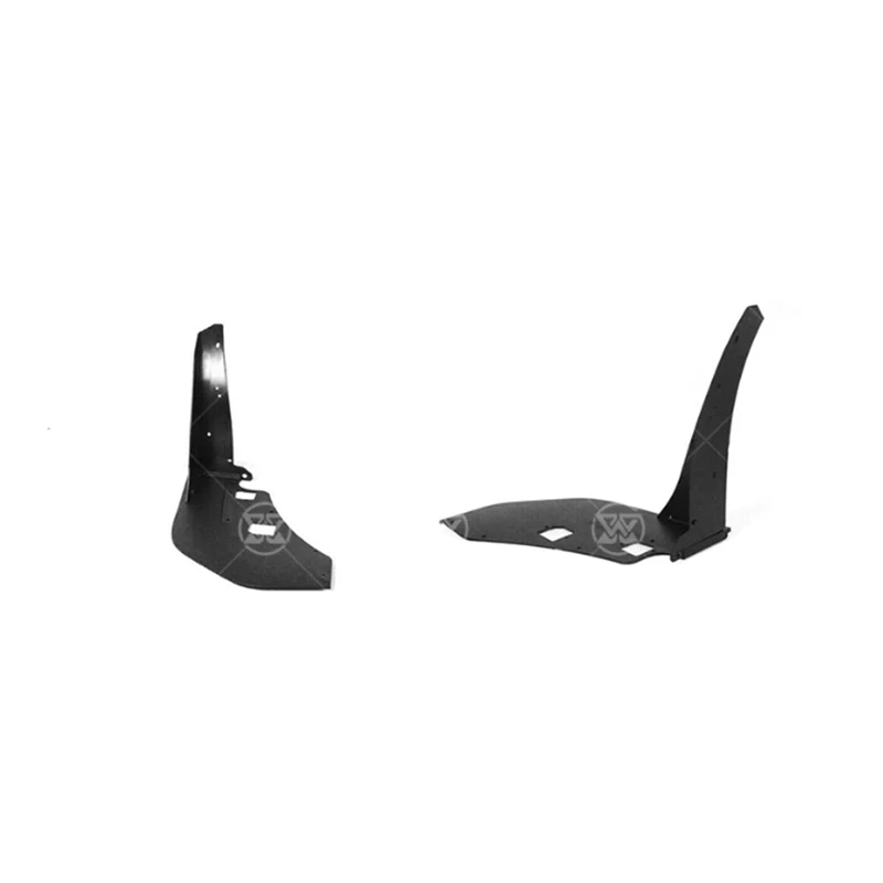 

For Ford Mustang Carbon Fiber Front Bumper Lip Corner Spoiler GT500 Style Side Winglet Splitters Canards 2015-2021 Body Kit