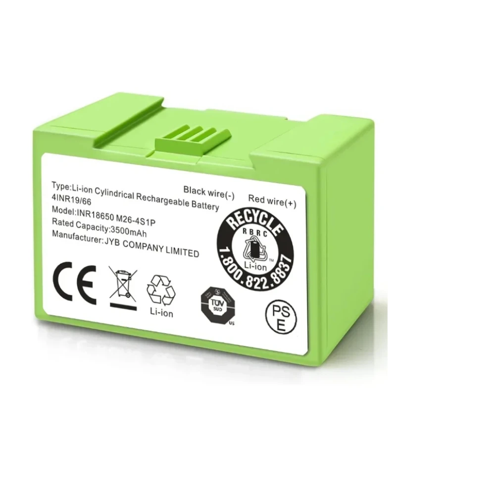 

3000mAh 14.4V I7 Battery Replacement for IRobot Roomba E and I Series I7+ E5 7150 7550 I3 3150 I3+ 3550 I4 4150 I4 Accessories