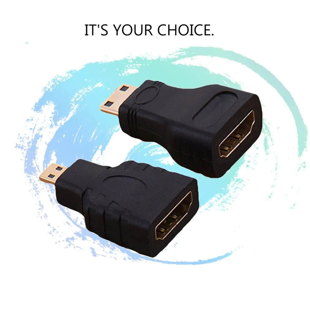 Hdmi-compatibile per Micro hdmi-compatibile con Mini convertitore placcato oro adattatore di estensione connettore HD per Video TV per Xbox
