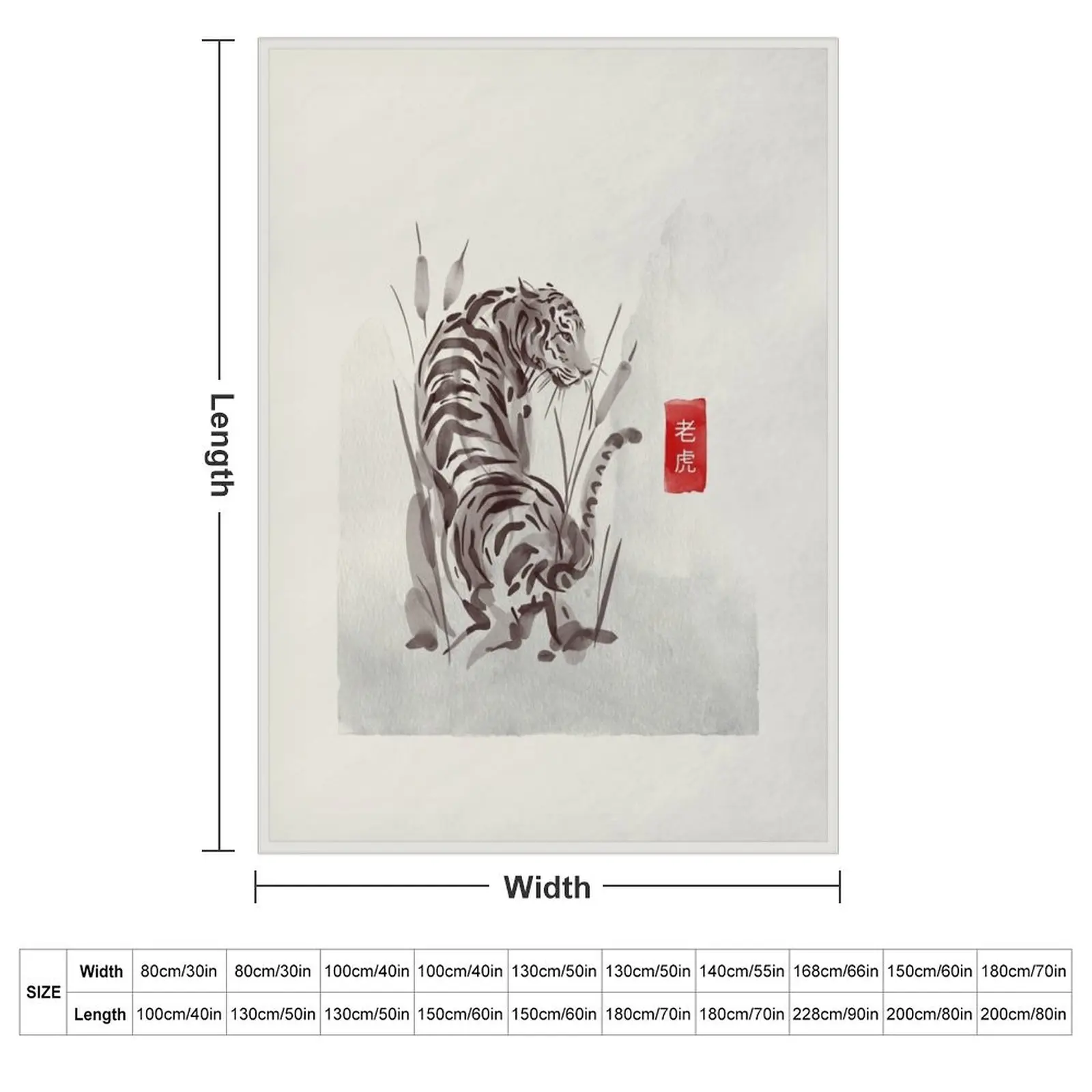 The Old Age Japanese Tiger Throw Blanket Designers Soft Big Plaid on the sofa Blankets For Bed Decoratives Luxury Brand Blankets