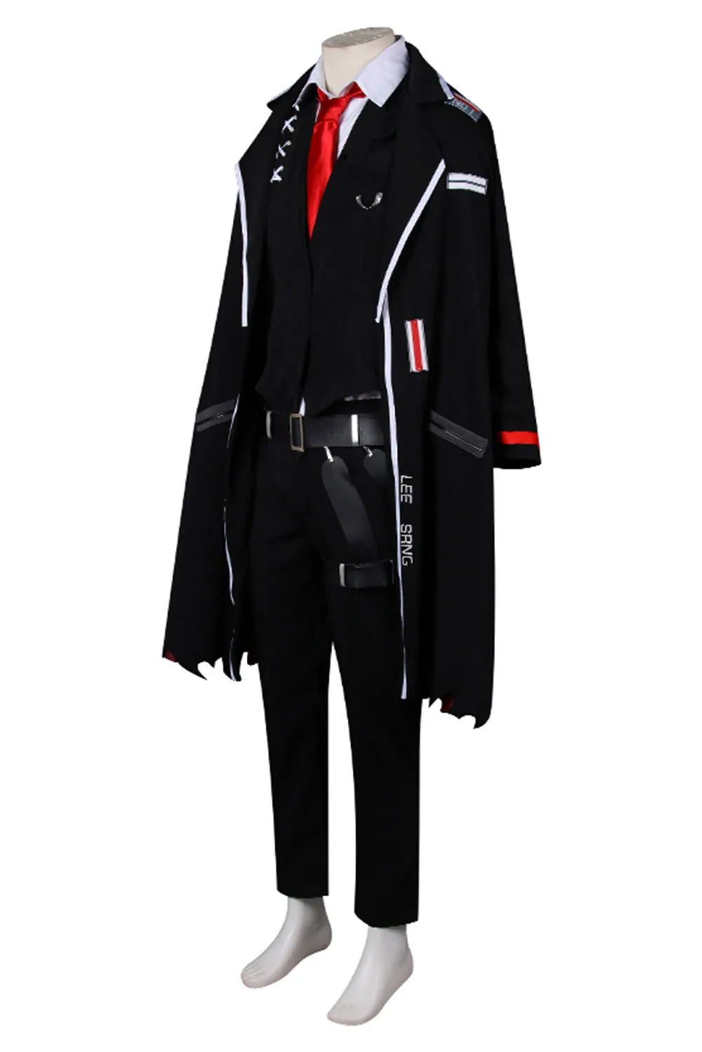 Lee Sang Cosplay Anime Costume Game Limbus Company Role Play Jacket Men Halloween Carnival Party Disguise Suit Coat Pants Set