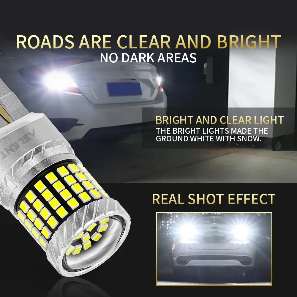 2pcs 3157 LED Car Bulb 12V 3056 3156 3156A 3057 4057 3157 4157 T25 BA15S BAU15S BAY15D Car Bulbs for Brake Backup Reverse Lights - view 3