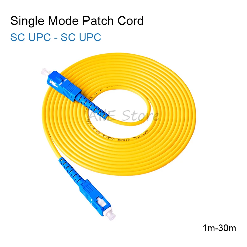 

5 шт./пакет SC/UPC-SC/UPC SM волоконно-оптический Джампер кабель FTTH одномодовый Simplex волоконно-оптический патч-корд Прямая поставка 2 мм/3 мм Бесплатная доставка