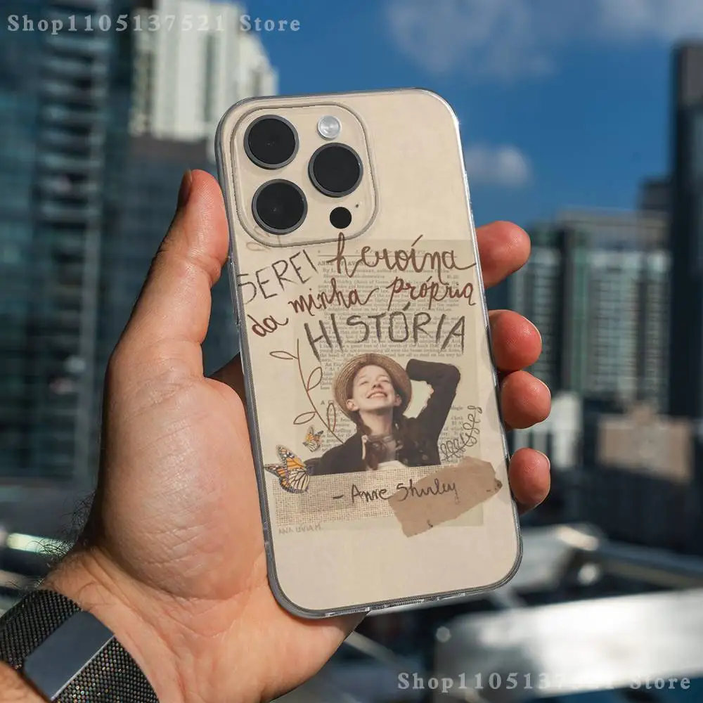 Funda de teléfono Actor A-Annes S-Shirleys para iPhone 17,16,15,14,13,12,11 Pro,Max,Plus,X,XS,XR,SE4,E Mini funda suave transparente