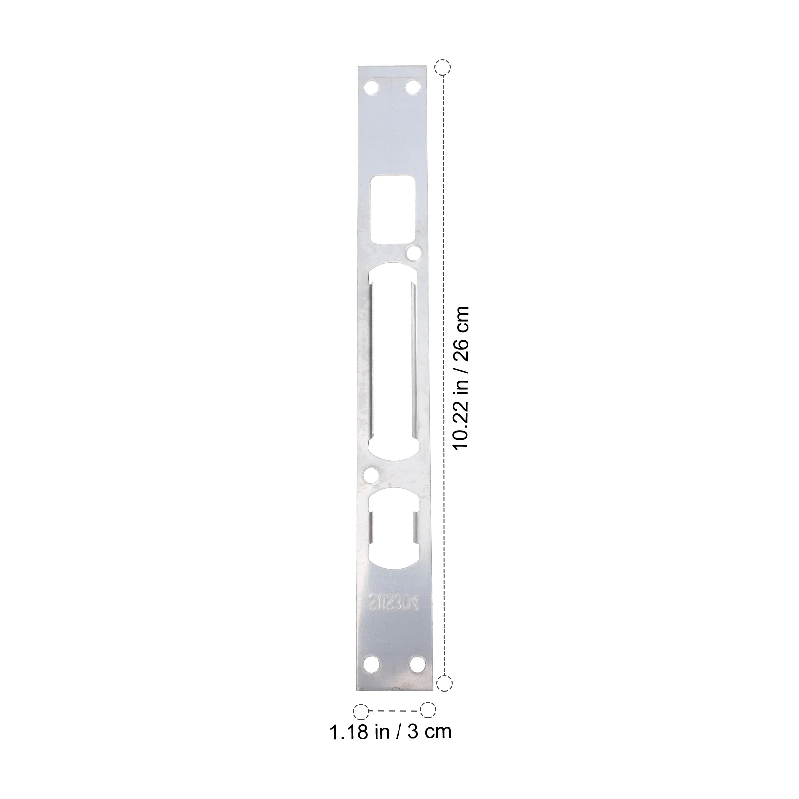 

6pcs Iron Door Strike Plate Anti theft Reinforcement Security Device for Door Frame Strong Durable Easy Installation