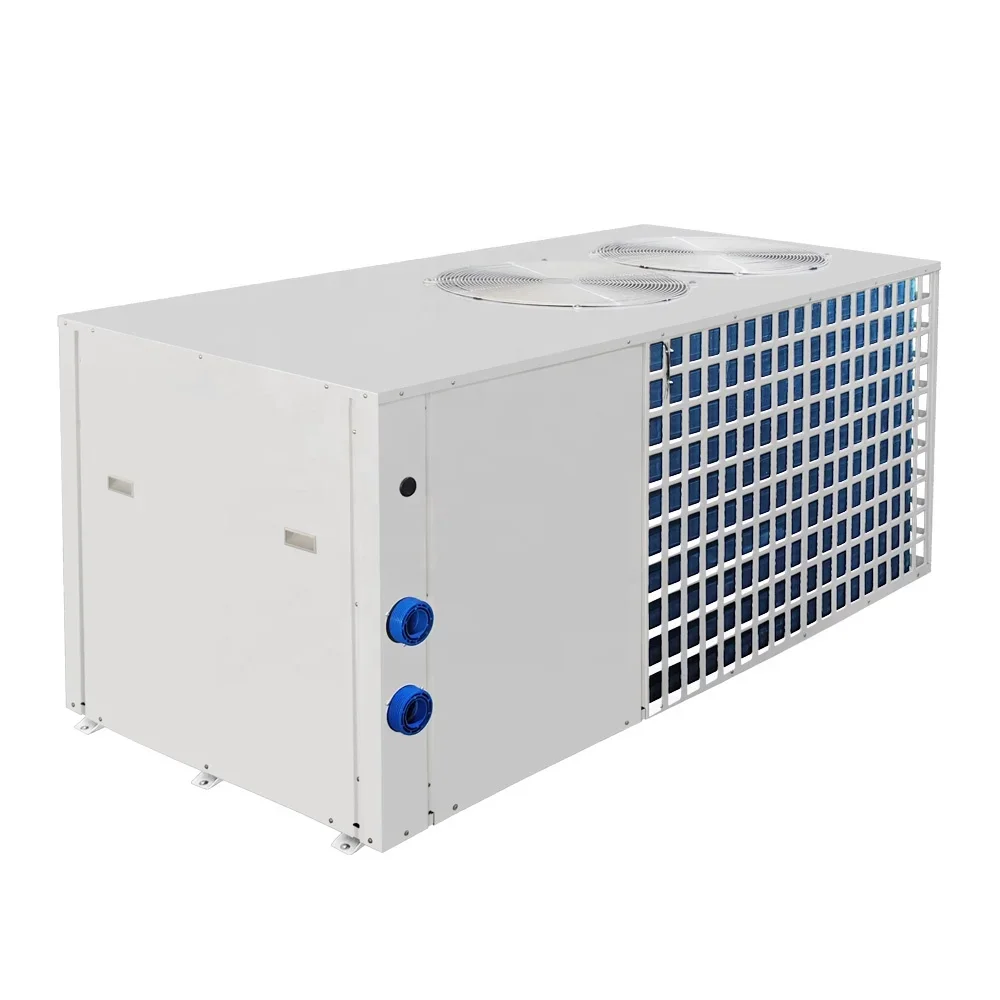 20HP Air Source Heat Pump R32 80KW Commercial Industrial Heat Pump Water Heaters Water Chiller 7 Degree Water Cooling