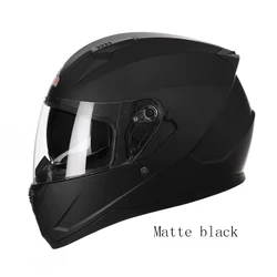 Motorcycle Helmet Full Face Double Lens Capacete Professional Men Women Four Seasons DOT ECE Approved Safety Protective Casco