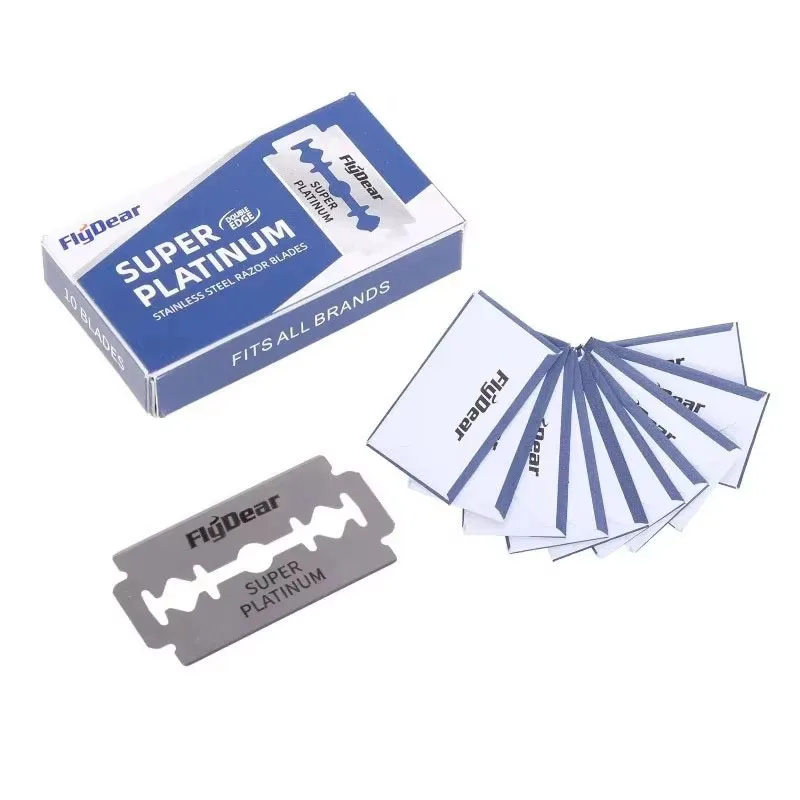10/50/100/200pcs Razor Blades For Double Edge Razor,Stainless Steel Blades Used for Folding Knife with Shaving & Hair Removal