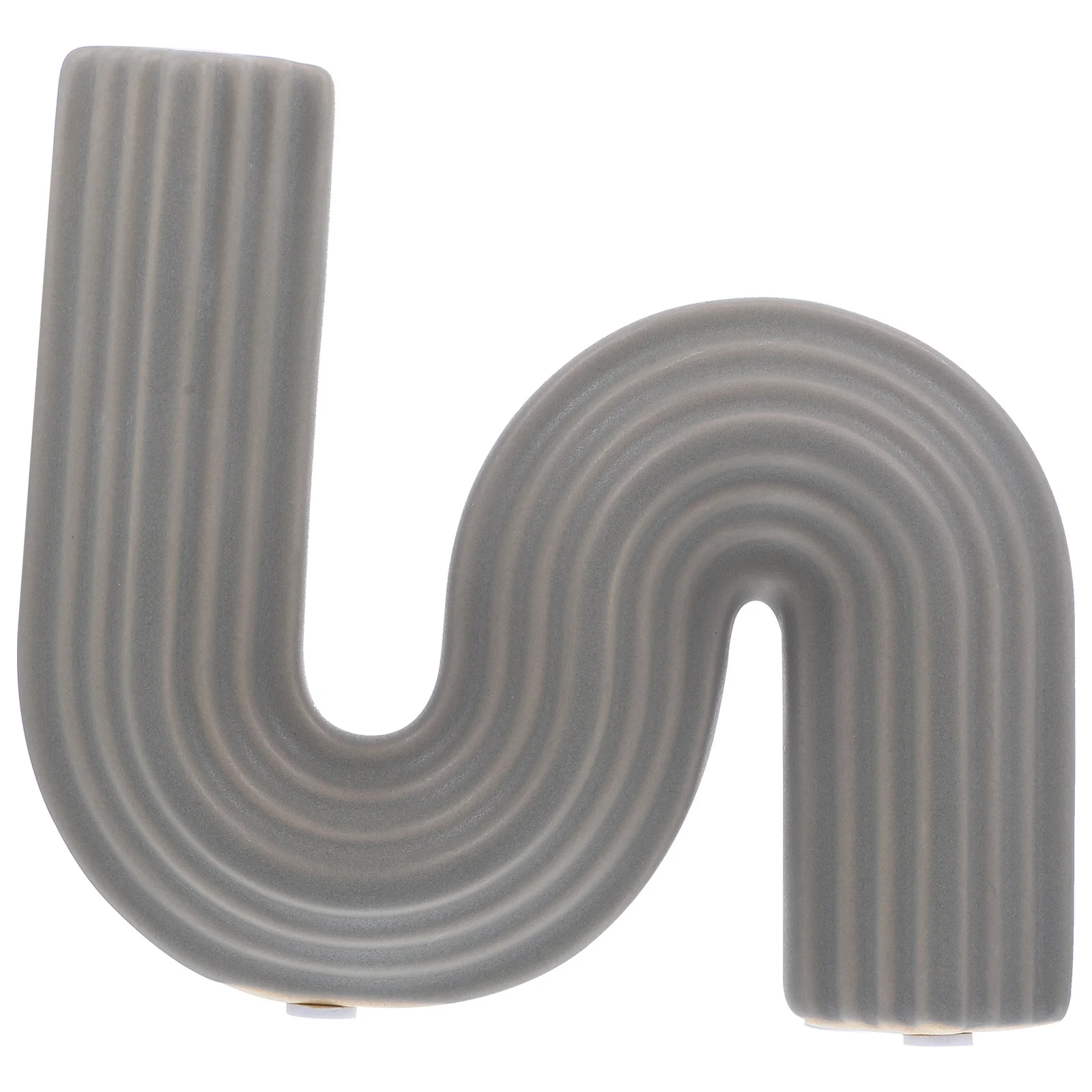 

S Shaped Ceramic Flower Vase Modern Nordic Decorative Vase for Home Office Wedding Dinner Table Floral Arrangement