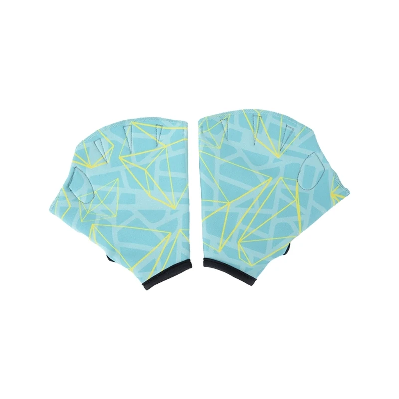 

Adult Unisex Swimming Webbed Gloves Water Aerobics Swim Gloves for Pool Beach Y166