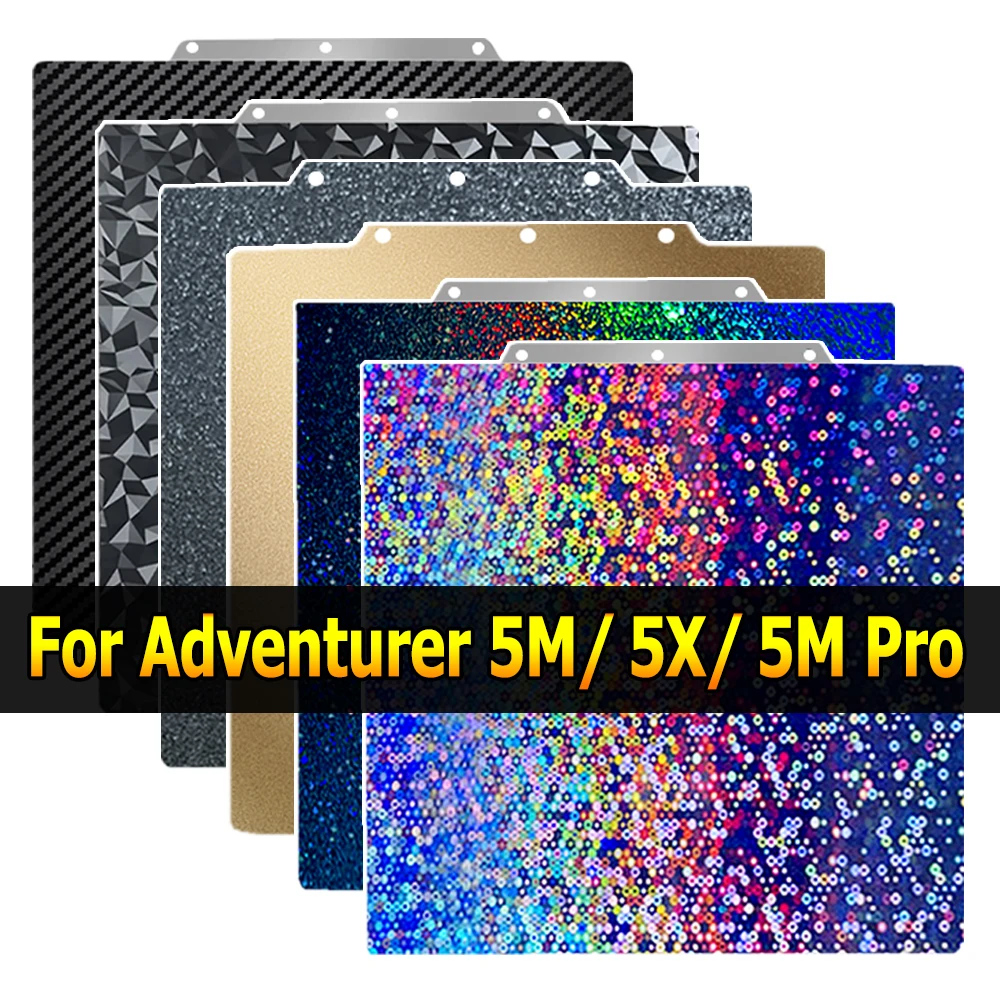 �y�Z�[�����zFlashforge Adventurer 5M�A5M Pro�A5X�r���h�v���[�gAD5X AD5M�p�A235x235mm���ʃX�v�����O�X�`�[���V�[�gPEI�iAdventurer 5M�Ή��j