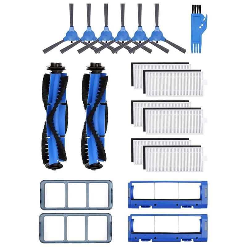 

AF89-For Eufy Robovac 11S 15T 30 30C 15C 12 25C 35C11S PLUS Accessories Kit Filter Pre-Filter Roller Side Brush Brush Cover