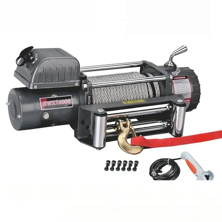 Ce Certified Dc 12V or 24V Power Drive Optional Electric Winch 5t