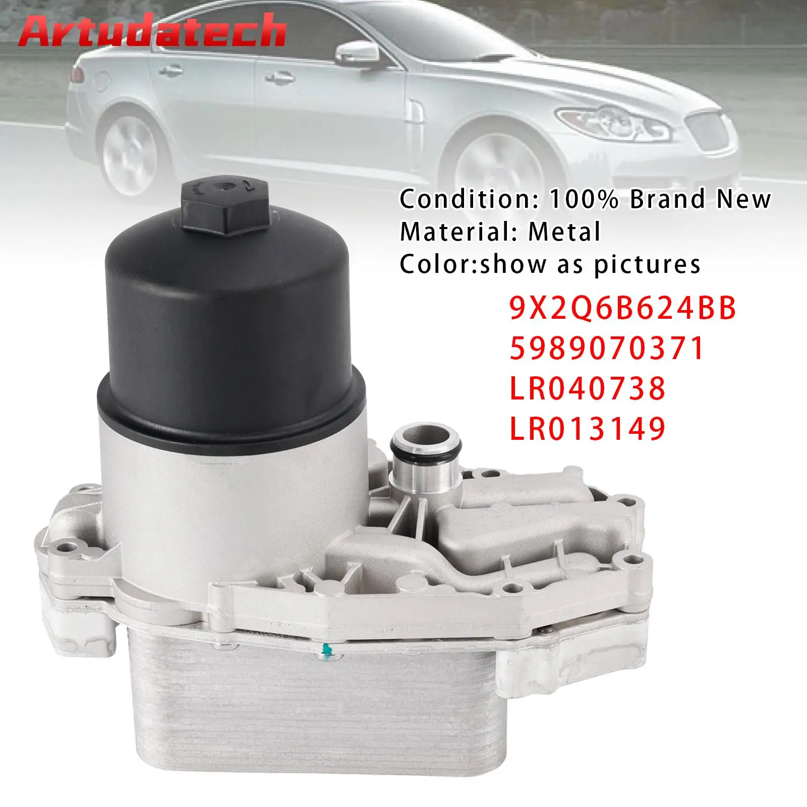 

Artudatech Oil Cooler Engine Oil For Land Rover Discovery IV Range Rover IV/Sport Jaguar XF Car Accessories