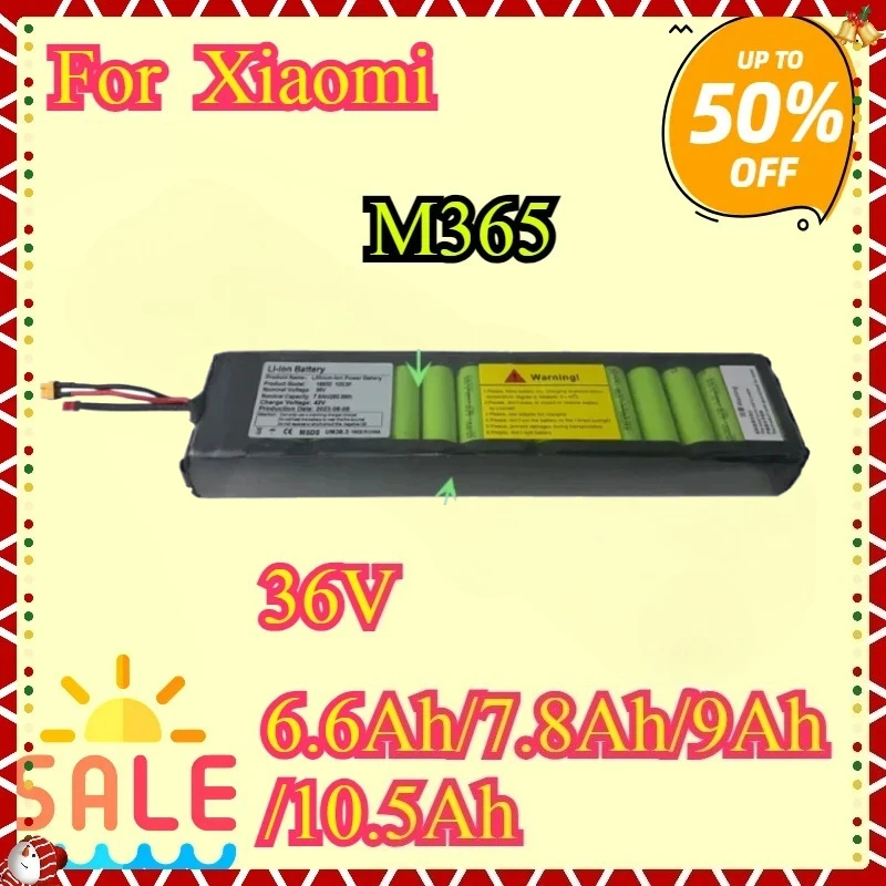 

For XiaoMi M365 Electric Scooter Batterie 36V7800mAh Li-ion Rechargeable Battery SM and XT30 Connectors Built-in BMS Protection