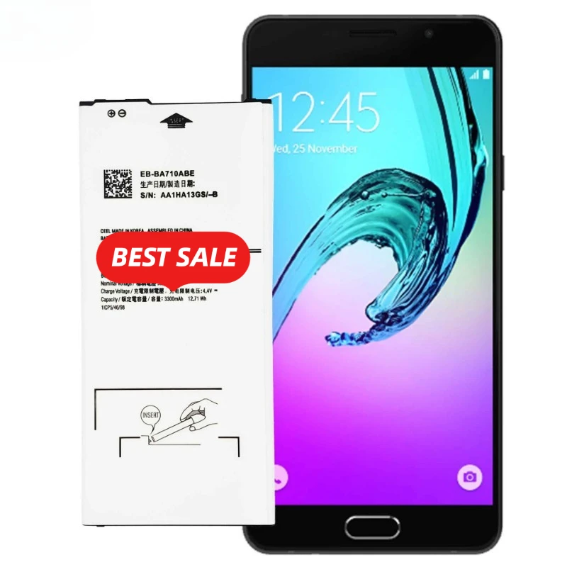 EB-BA710ABE for Samsung A7 2016/A710/A710F/A710S/A710M/A710FD/A710Y/A7100/A710L/A710K/A7180 Phone Battery Replacement Bateria