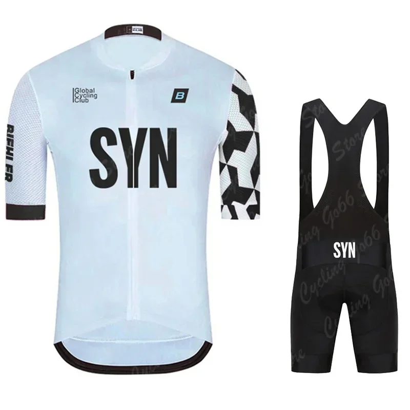2025 SYN Summer Short Sleeve Jersey Breathable Road Bike Uniform MTB Shirt Bicycle Men Cycling Clothing Set Ropa Ciclismo - view 3