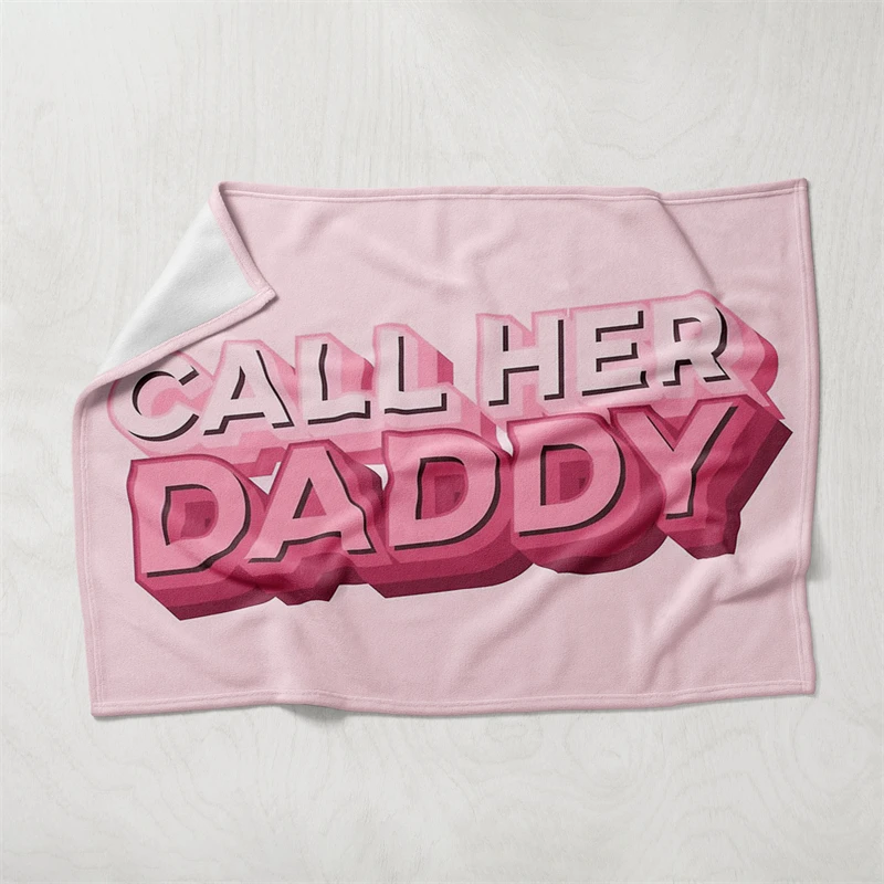 Gaslight Gatekeep Girlboss Call Her Daddy Throw Blanket for Women Men Girls Boys Kids Pets Dogs Cats Couch Sofa Bed Decor