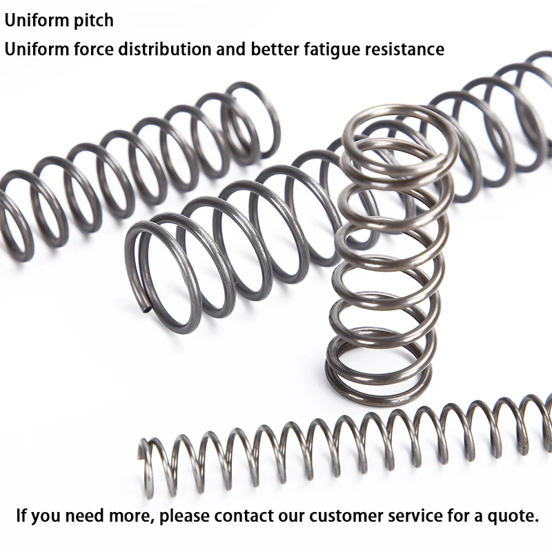 10PCS Spring Steel Compression Springs 65Mn Material Y-Type Rotor Return Design Diameter 0.8mm 0.9mm for Strong Resilience