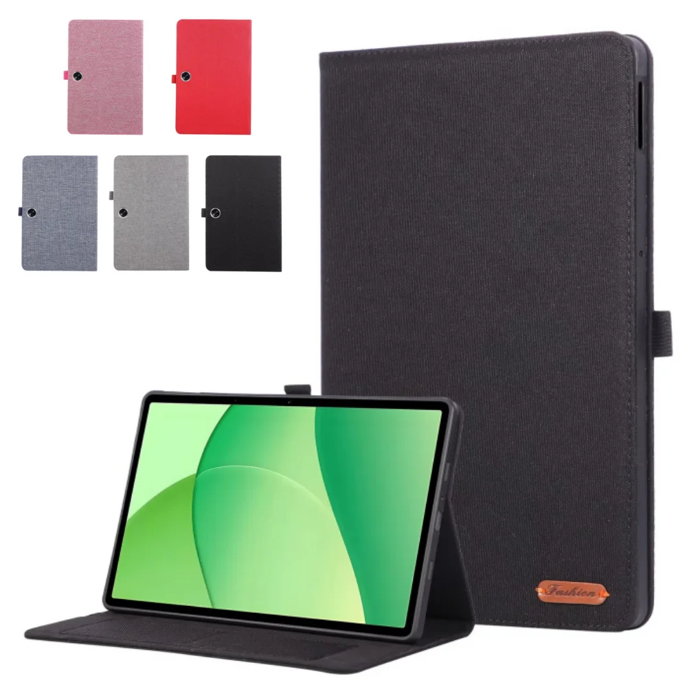 Cloth Pattern Case for OPPO Pad SE 11 inch 2025 TPU Leather Protection Simplicity Style Tablet Cover for OPPO Pad SE 11