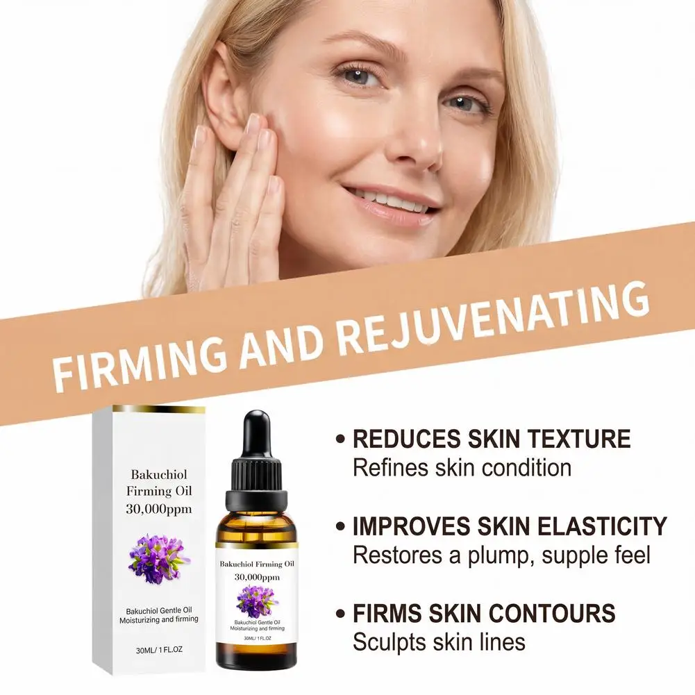 30ml Bakuchiol Pure Concentrated Plant Face Oil Firming Lifting Anti Aging Moisturizing Hydrating Smoothing Nourishing Oil