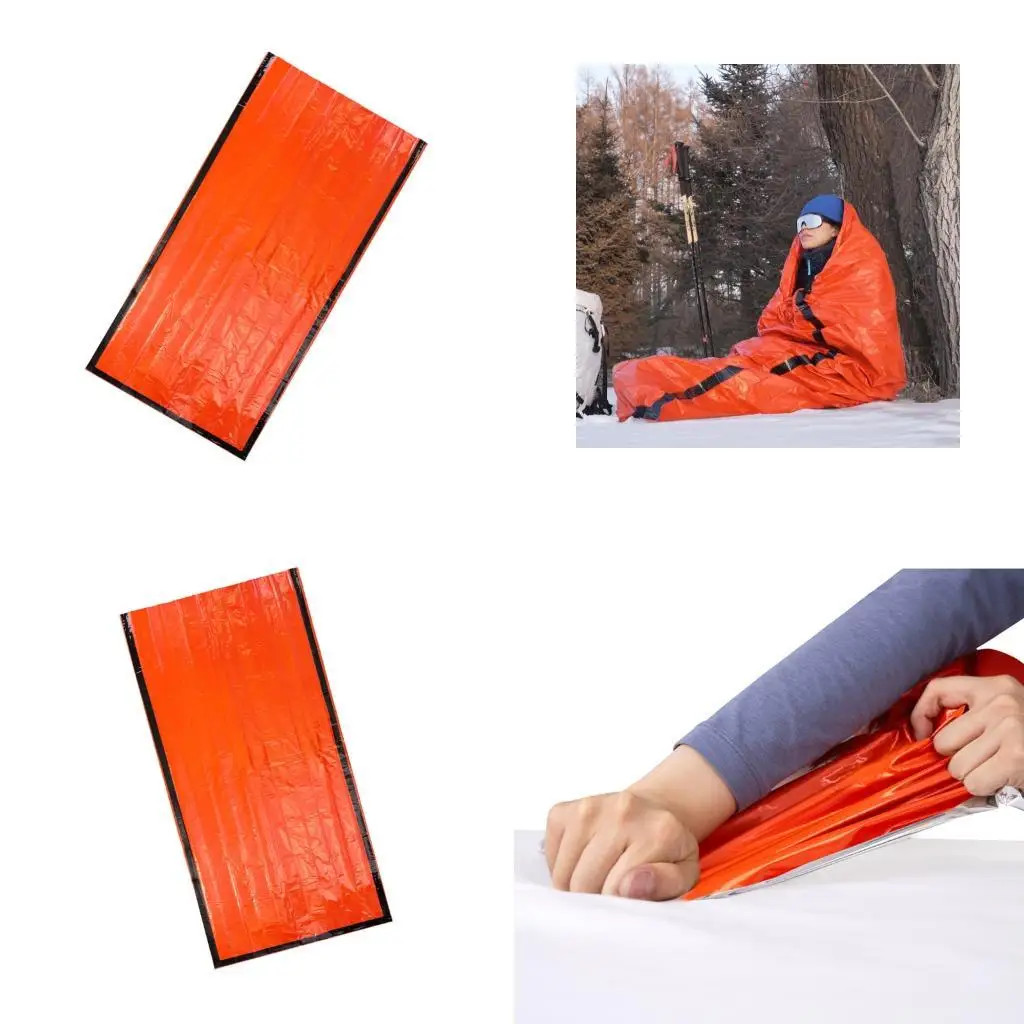 

Y1UC Reinforced Thermals Reflective Survival Sleep Bag For Conditions Camping Use
