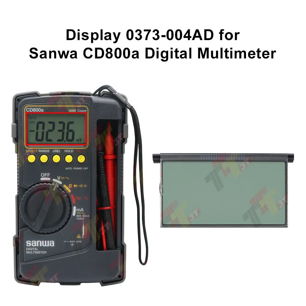 LCD Screen For Sanwa CD800a Digital Multimeter Display 0373-004AD