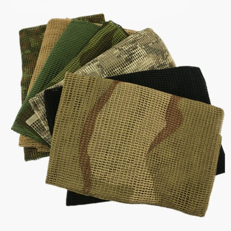 Men Scarves Arab Tactical Desert Shawl Breathable Shawls Net Cloth Scarf US Soldiers Combat Camouflage Scarves