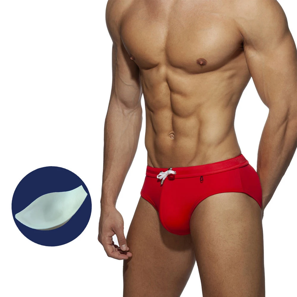 Swimsuit Swimwear Indoor Outdoor Adjustable Beach Briefs Casual Comfort Drawstring Elastic Mens Shorts Universal