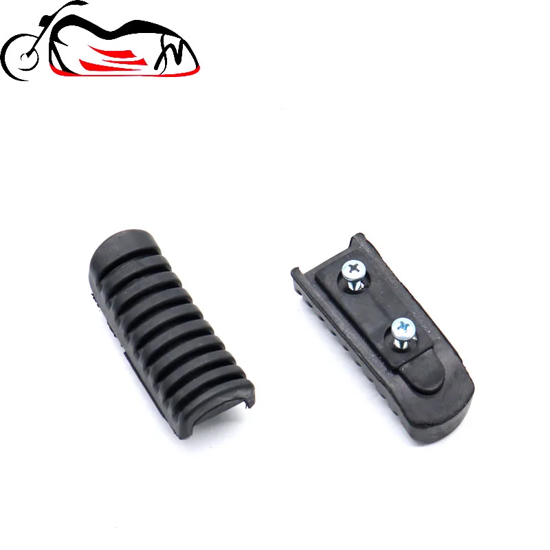 Front Footrest Foot Peg Rubber Cover For KAWASAKI NINJA 250R 400R 650 1000 ZRX 400/1100/1200/R ER6N ER-6F Motorcycle Accessories