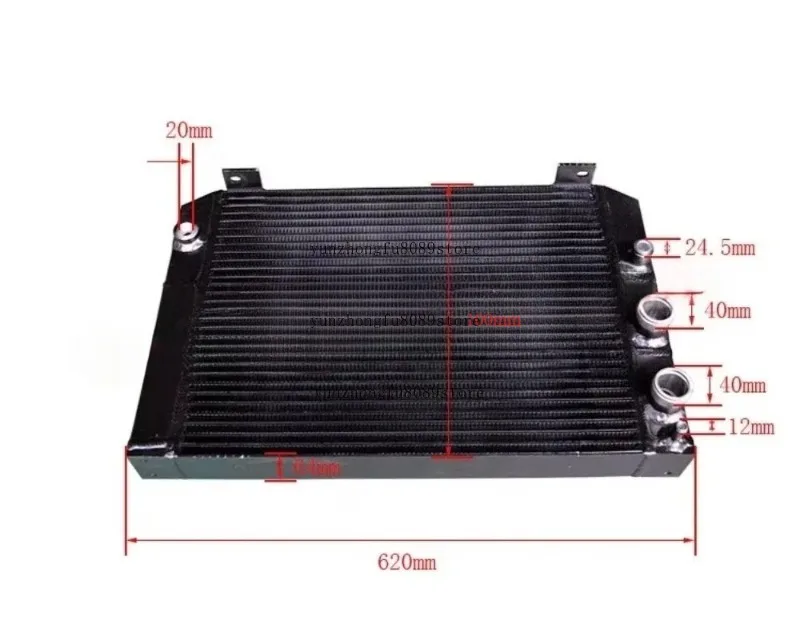 Linde H30 Forklift Radiator Part 3511070504 High Heat Dissipation Direct Replacement Cooling Radiator