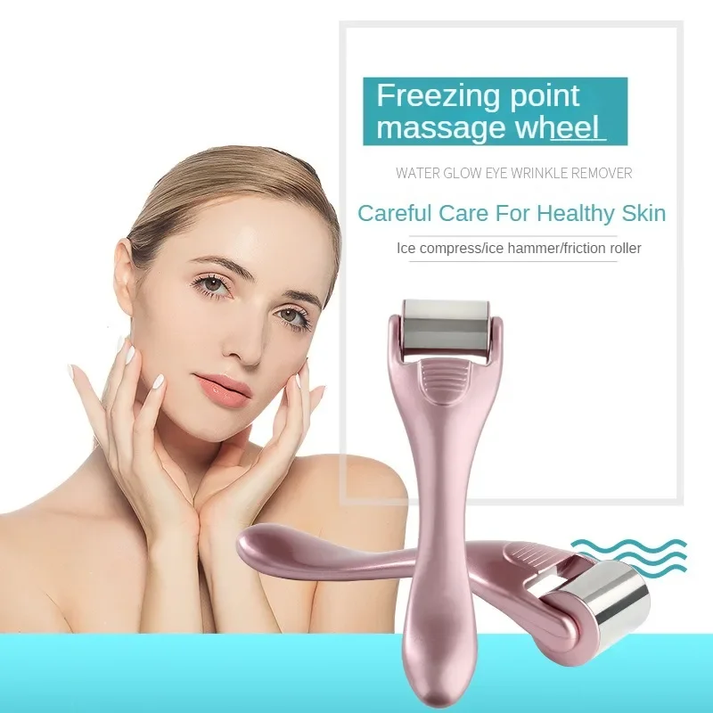 

Cold Therapy Face Massager Roller Migraine Skin Care Ice Roller Stainless Steel Eye Puffiness Pain Relief Exerciser Anti Aging